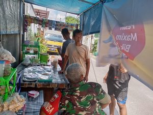 Warung kopi angkringan dijadikan sarana Komsos Babinsa Serengan