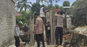 Kapolda Sulteng Bantu Pembangunan Tempat Wudhu Masjid Nur Huda Tamanjeka Poso
