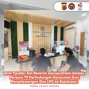 Polres Bireuen Berhasil Ungkap Perkara Tindak Pidana Penyelewengan Gas LPG