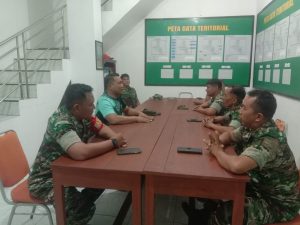 Inilah Arahan Apel Pagi, Danramil 03 Serengan