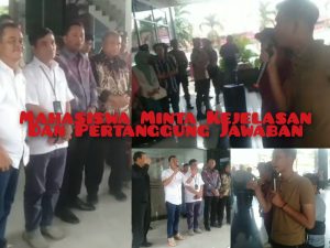 Kasus Tiang Listrik Patah di Kota Binjai, Mahasiswa Kembali Demo di Kantor DPRD 
