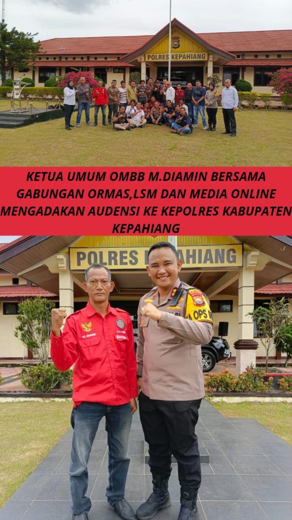 Ketum ( OMBB ) PMN Audinsi Ke Polres Kab Kepahiang Bersama Rekan-Rekan Ormas dan LSM Juga Media Onlen Kab Kepahaing,