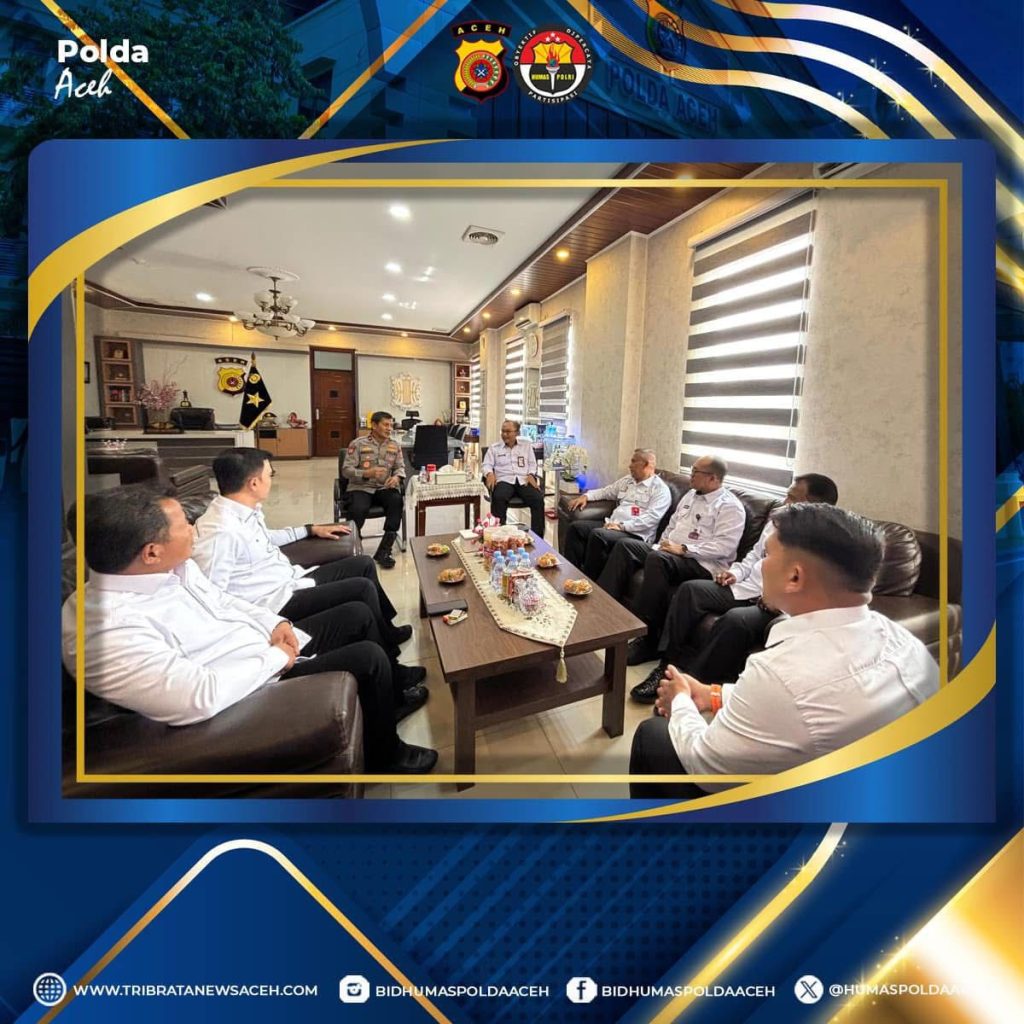 Kakanwil Ditjen Pemasyarakatan Aceh Yan Rusmanto Lakukan Audensi Dengan Wakapolda Aceh