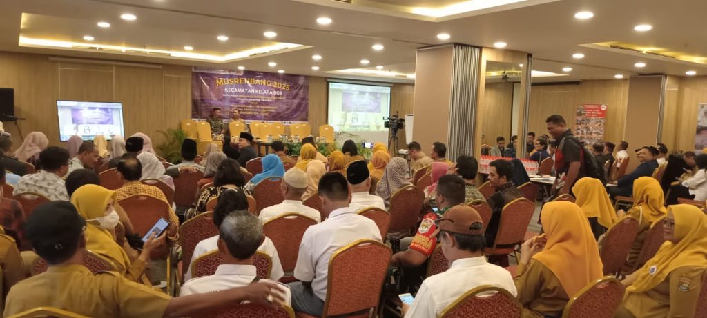 Musrenbang Kecamatan Kelapa Dua Anggaran 2026, Camat Dadang Perkenalkan Pojok UMKM Di Hotel Vega
