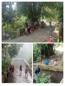 Kades Beserta Perangkat Desa Lakukan Kerja Bakti Bersama Warga Gedangmas Dukung Wisata Kali Manggungan Jaya