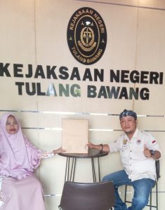 DPK LPAKN-RI PROJAMIN Tuba Laporkan SMAN 1 Menggala, Ke Kejari Menggala Tuba, Diduga Korupsikan Dana BOS.