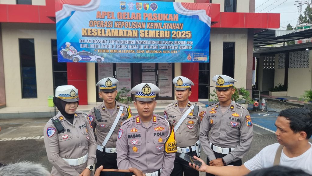 Tekan Angka Kecelakaan, Polres Jember Gelar Operasi Keselamatan Semeru 2025