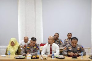Polres Kuansing Laksanakan Rapat Koordinasi Eksternal Operasi Keselamatan Lancang Kuning 2025