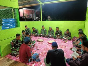 Keistimewaan Malam Nisfu Sya’ban, Satgas Yonif 762/VYS Gelar Baca Doa Bersama