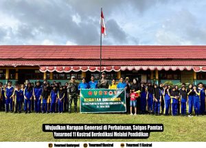 Wujudkan Harapan Generasi di Perbatasan, Satgas Pamtas Yona Remed 11 Kostrad Berdedikasi melalui Pendidikan
