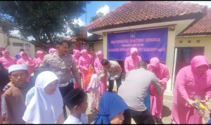 Bangun Citra Polri , Kapolsek Cipanas Santuni Anak Yatim