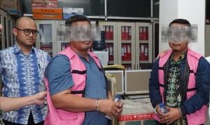 Kejati Sumut Amankan 2 Terduga Pelaku Korupsi Pemotongan Dana BOS SMA&SMK Se-Kabupaten Batubara.