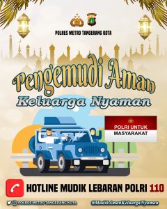 Kapolres Metro Tangerang Kota Turun ke Jalan Sosialisasi Layanan Pengaduan Polri 110