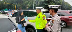 Polres Bondowoso Gencar Sosialisasikan Hotline 110 untuk Pemudik Lebaran 2025