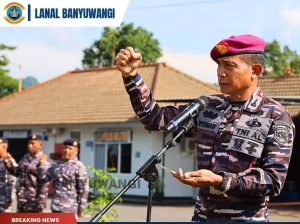 Lanal Banyuwangi Gelar Upacara 17-an, Tekankan Disiplin dan Dedikasi Prajurit