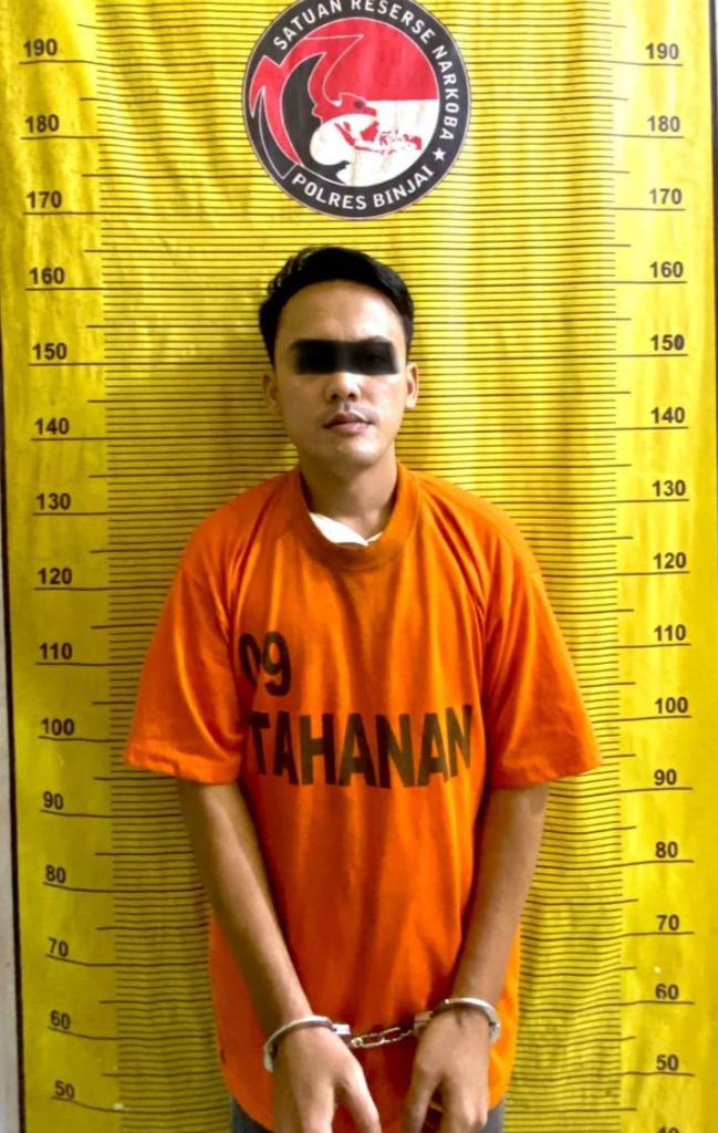 BINJAI — Polisi Gerebek Bandar Narkoba di Langkat, 9 Butir Ekstasi Disita