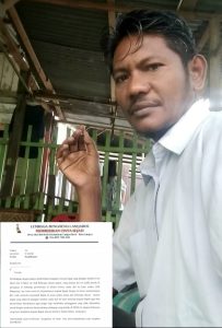 Aktivis LSM Bengoeng Lam Jaroe Kota Langsa, Surati 2 Institusi Mabes Polri Dan Institusi Mabes TNI Di Jakarta Selatan.