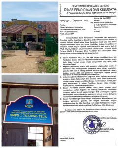 Di Duga Pungli RP. 500.000 Di SMPN 1 Tunjung Teja Kab.Serang Di Kemas Sedemikian Rupa
