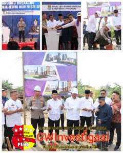 Bupati Tangerang Bersama Kapolres Metro Tangerang Kota Lakukan Ground Breaking Pembangunan Gedung Polsek Sepatan Baru