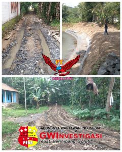 Proyek Bronjong di Karangpucung Disorot: Transparansi Buram, Jalan Rusak Parah!