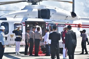 Helikopter AW 189 Polri, Melaksanakan Pelayanan Penerbangan Kepresidenan, Untuk Presiden RI Dan Presiden Perancis, Dengan Sukses