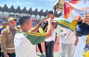 Bripda Tegar Kembali Ukir Prestasi, Sabet Dua Medali Emas, Di POMDA Aceh 2025.