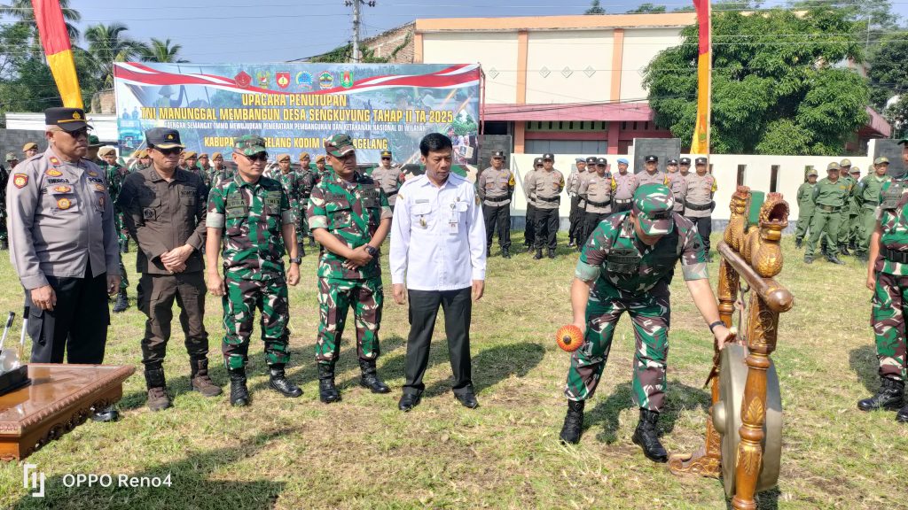 Dandim Magelang Resmi Tutup TMMD Sengkuyung Tahap II Tahun 2025, Bukti Nyata TNI Untuk Rakyat