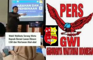 Pernyataan Wakil Wali Kota Serang Menyesatkan Publik, GWI angkat Bicara*