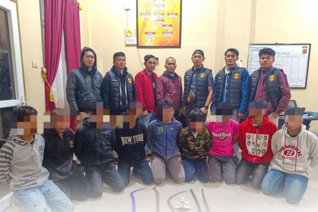 Polres Bener Meriah, Ungkap Kasus Kekerasan Terhadap Anak, 9 Remaja Di Amankan.