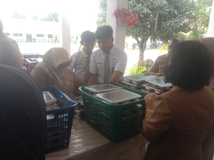 MBG masuk Binjai Barat: 643 Siswa SMAN 7 Terima Makanan Bergizi, Harapan Berlanjut Tiap Hari