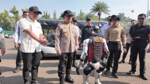 Robot Humanoid, Hingga Robot Dog Beratribut Polisi Ramaikan Monas, Dalam Persiapan Hari Bhayangkara Ke-79.