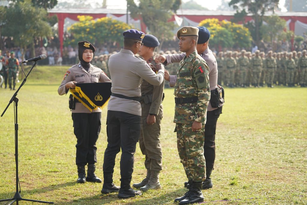 Upacara Penutupan Pendidikan Dasar Militer Dan Pelatihan Manajerial Serta Penetapan Komcab SPPI BATCH 3 T.A 2025, Di Spn Polda Jateng.