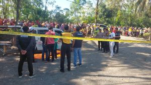 Mayat Pria Di Temukan, Di Penggilingan Batu Karang Moncol Purba Lingga.