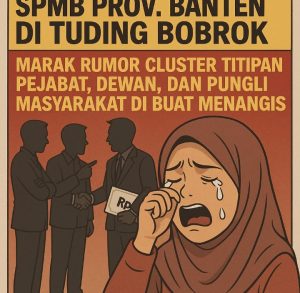 SPMB Provinsi Banten, Di Tuding Bobrok, Marak Rumor Cluster Titipan Pejabat, Dewan Dan Pungli, Masyarakat Di Buat Menangis.