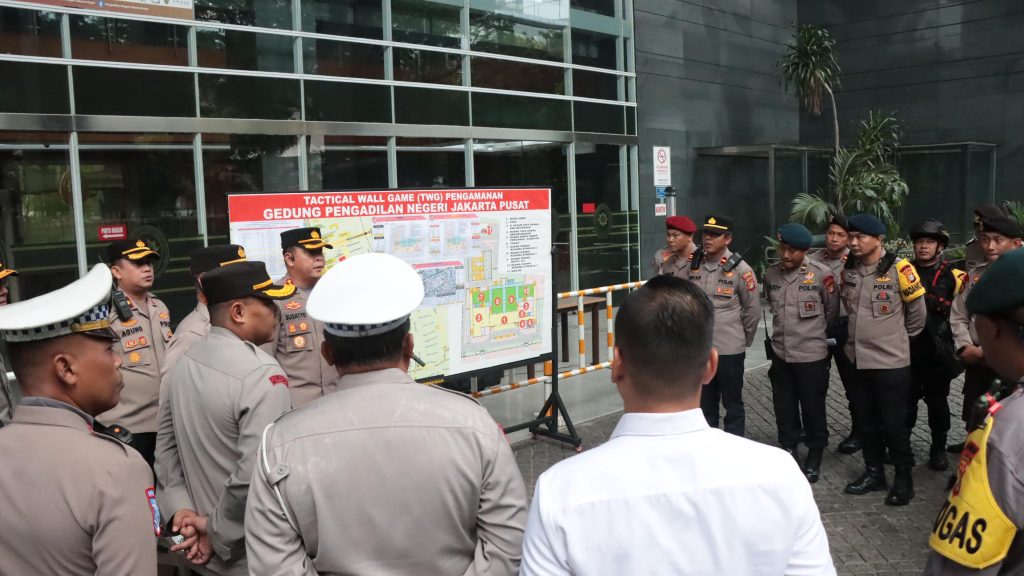 1.082 Personel Polisi Dikerahkan Amankan Sidang Hasto Kristiyanto Di PN Jakpus.