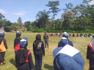 Tumbuhkan Jiwa Kepemimpinan, Kodim 0724/Boyolali Latih PBB Dan LDK di SMAN 2 Boyolali.