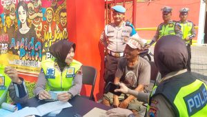 Satgas Ops Patuh Candi Gelar Razia, Di Sampokong Kota Semarang, Kedepankan Upaya Humanis Dalam Penegakan Hukum.