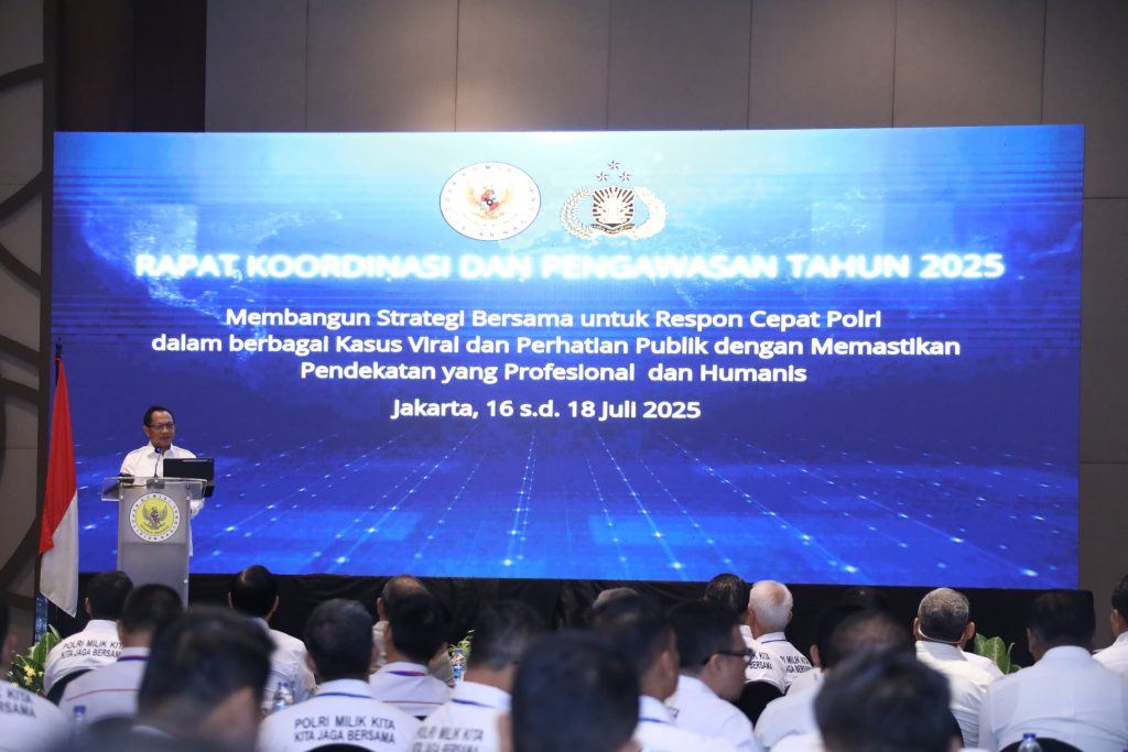 Mendagri Buka Rakor Pengawasan Kompolnas Bersama Polri Tahun 2025.