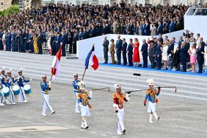 Hadir Langsung Di Paris, Wakasad Saksikan Kontingen Indonesia Beraksi Di Bastille Day.