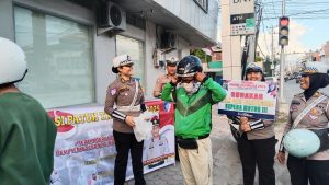 Polda Sulteng Gelar Sosialisasi Dan Bagikan Helm, Dalam Operasi Patuh Tinombala 2025.