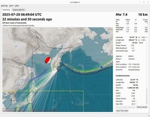 Gempa Triplet M6,5 M6,7 Dan Amp ; M6,7 Guncang Semenanjung Kamchatka, Rusia, Tidak Berpotensi Tsunami Di Wilayah Indonesia.