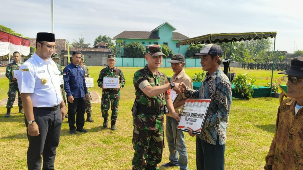 Bupati Sragen ; TMMD, Mewujudkan Pemerataan Pembangunan Dan Ketahanan Nasional Di wilayah.
