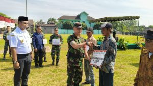 Bupati Sragen ; TMMD, Mewujudkan Pemerataan Pembangunan Dan Ketahanan Nasional Di wilayah.