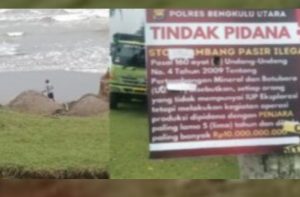 Abrasi Kian Menakutkan, Ketum OMBB Minta Polda Bengkulu Tangkap Pelaku Galian Pasir Pantai Di Bengkulu Utara