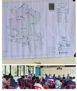 Sosialisasi TPU Di Desa Balekambang, Berjalan Dengan Damai Dan Lancar Di Aula kantor Kecamatan Mancak.