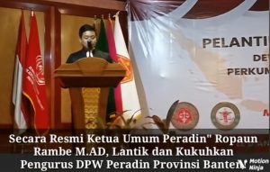 Provinsi Banten Periode 2025-2030, Bupati JKA Lantik Pengurus DPW PKDP Banten Periode 2025–2030, Hadir Hadir Dalam Acara Pelantikan.