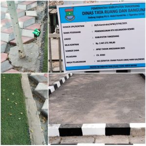 Anggaran Besar, Hasil Mengecewakan : Proyek RTH Kemiri Dalam Sorotan.