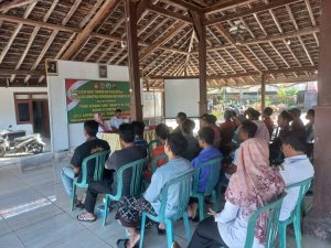 Warga Sarimulyo Dapat Pembekalan Tangkal Radikalisme dari Satgas TMMD Dan Polres Boyolali.