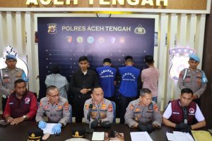 Polres Aceh Tengah Gelar Press Release 29 Kasus Unggulan, Ungkap Tipikor, Curanmor, Jarimah Seksual, Narkotika Dan Operasi Patuh Seulawah 2025.