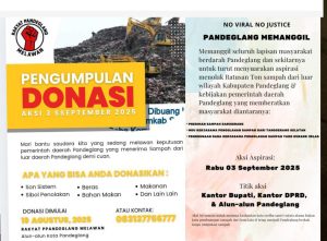 Warga Pandeglang, Galang Donasi, Untuk Aksi Tolak Sampah Dari Tangerang : Aksi Damai Di Jadwalkan 3 September.
